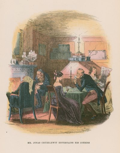 Illustration for Martin Chuzzlewit by Hablot Knight Browne